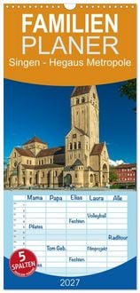Produktbild: Familienplaner 2027 - Singen - Hegaus Metropole mit 5 Spalten (Wandkalender, 21 x 45 cm) CALVENDO