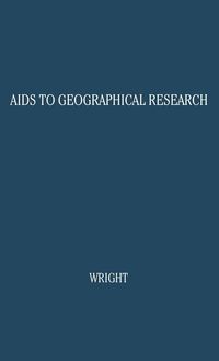 Produktbild: AIDS to Geographical Research