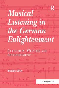 Produktbild: Musical Listening in the German Enlightenment