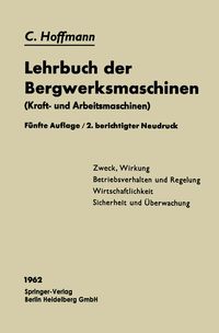 Produktbild: Lehrbuch der Bergwerksmaschinen