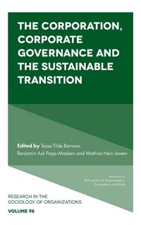 Produktbild: Corporation, Corporate Governance and the Sustainable Transition