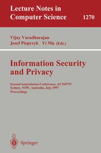 Produktbild: Information Security and Privacy