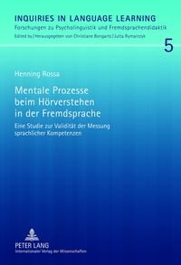 Produktbild: Mentale Prozesse beim Hoerverstehen in der Fremdsprache