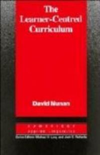 Produktbild: David Nunan, N: The Learner-Centred Curriculum