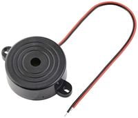 Produktbild: TRU COMPONENTS TC-10475828 Piezo-Signalgeber Ger&auml;usch-Entwicklung: 100 dB Spannung: 12 V/DC Dauerton 1 St.
