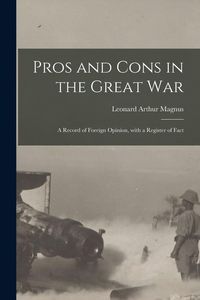 Produktbild: Pros and Cons in the Great War