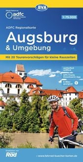 Produktbild: BVA ADFC Regionalkarte Augsburg und Umgebung 1:75.000