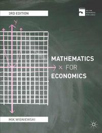 Produktbild: Mathematics for Economics