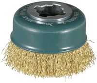 Produktbild: Makita Topfb&uuml;rste 75mm Messing X-Lock D-73433 1 St.
