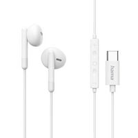 Produktbild: Hama Classy Earplugs kabelgebunden Wei&szlig; Lautst&auml;rkeregelung