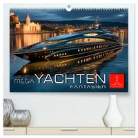 Produktbild: Mega Yachten Fantasien (hochwertiger Premium Wandkalender 2026 DIN A2 quer), Kunstdruck in Hochglanz