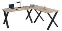 Produktbild: X Schreibtisch Eckschreibtisch L Form 160x130x50
