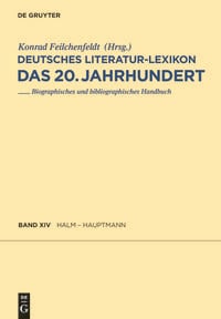 Produktbild: Deutsches Literatur-Lexikon. Das 20. Jahrhundert / Halm - Hauptmann
