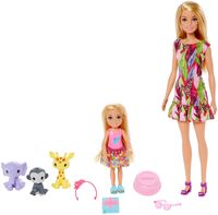 Bild vom Artikel Mattel - Barbie - und Chelsea Dschungelabenteuer Schwestern-Spielset vom Autor 