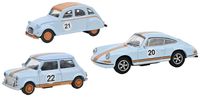 Schuco 452671600 H0 Citroën, Mini, Porsche 3er-Set Vintage Raceing, MHI