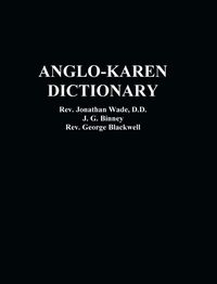 Produktbild: Anglo-Karen Dictionary