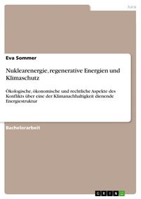 Produktbild: Nuklearenergie, regenerative Energien und Klimaschutz