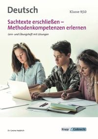 Produktbild: Sachtexte erschlie&szlig;en &ndash; Klasse 9 und 10 &ndash; Lehrerheft