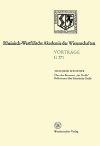 Produktbild: &Uuml;ber den Beinamen "der Gro&szlig;e" Reflexionen &uuml;ber historische Gr&ouml;&szlig;e