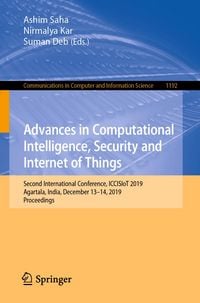 Produktbild: Advances in Computational Intelligence, Security and Internet of Things