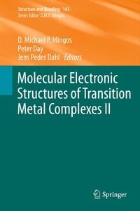 Produktbild: Molecular Electronic Structures of Transition Metal Complexes II