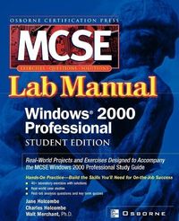 Produktbild: Certification Press MCSE Windows (R) 2000 Professional Lab Manual, Student Edition