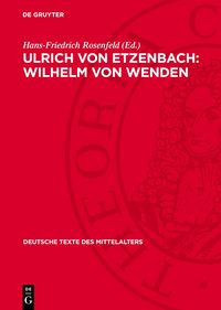 Produktbild: Ulrich von Etzenbach: Wilhelm von Wenden