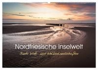 Produktbild: Nordfriesische Inselwelt - Bunte Watt- und Wolkenlandschaften (Wandkalender 2027 DIN A2 quer), CALVENDO Monatskalender