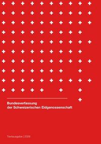 Produktbild: Bundesverfassung der Schweizerischen Eidgenossenschaft 2026