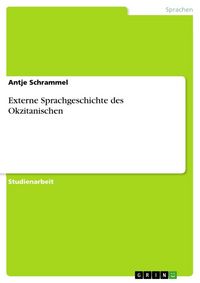 Produktbild: Externe Sprachgeschichte des Okzitanischen