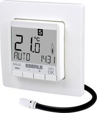 Produktbild: Eberle 527 8124 55 100 FIT 3F Raumthermostat Unterputz Heizen, Bodentemperatur 1St.