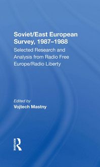 Produktbild: Soviet/East European Survey, 1987-1988