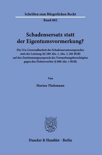 Produktbild: Schadensersatz statt der Eigentumsvormerkung?