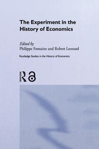 Produktbild: The Experiment in the History of Economics