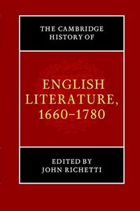 Produktbild: The Cambridge History of English Literature, 1660-1780