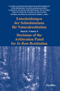 Produktbild: Entscheidungen der Schiedsinstanz f&uuml;r Naturalrestitution