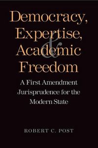 Produktbild: Democracy, Expertise, and Academic Freedom