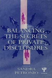 Produktbild: Balancing the Secrets of Private Disclosures