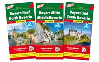 Produktbild: Bayern, Autokarten Set 1:150.000