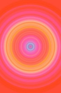 Produktbild: Schreibwandel Notizbuch "Herzensenergie" mit Reim-Affirmation (Mandala rot pink gelb)