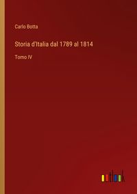 Produktbild: Storia d'Italia dal 1789 al 1814