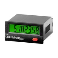 Produktbild: K&uuml;bler Group Impulsz&auml;hler Codix 130 (Batterie), Einbauma&szlig;e 45 x 22 mm, N/A