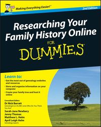 Produktbild: Researching Your Family History Online For Dummies, UK Edition