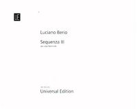 Produktbild: Berio, L: Sequenza III