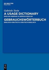 Produktbild: A Usage Dictionary English-German / German-English - Gebrauchsw&ouml;rterbuch Englisch-Deutsch / Deutsch-Englisch