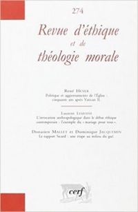 Produktbild: Revue D'Ethique et de Theologie Morale 274