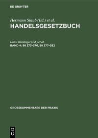 Produktbild: &sect;&sect; 373-376, &sect;&sect; 377-382