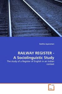 Produktbild: Jayaraman, S: RAILWAY REGISTER - A Sociolinguistic Study