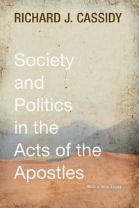 Produktbild: Society and Politics in the Acts of the Apostles