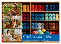 Produktbild: Stricken und Wolle (Wandkalender 2026 DIN A2 quer), CALVENDO Monatskalender